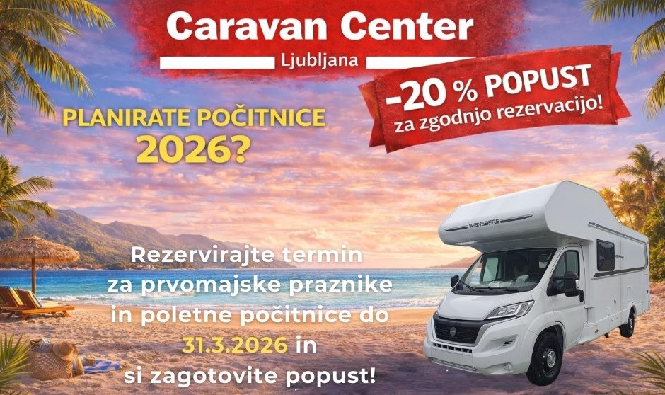 Caravan Center Ljubljana organizira spomladanski sejem in nagradno igro
