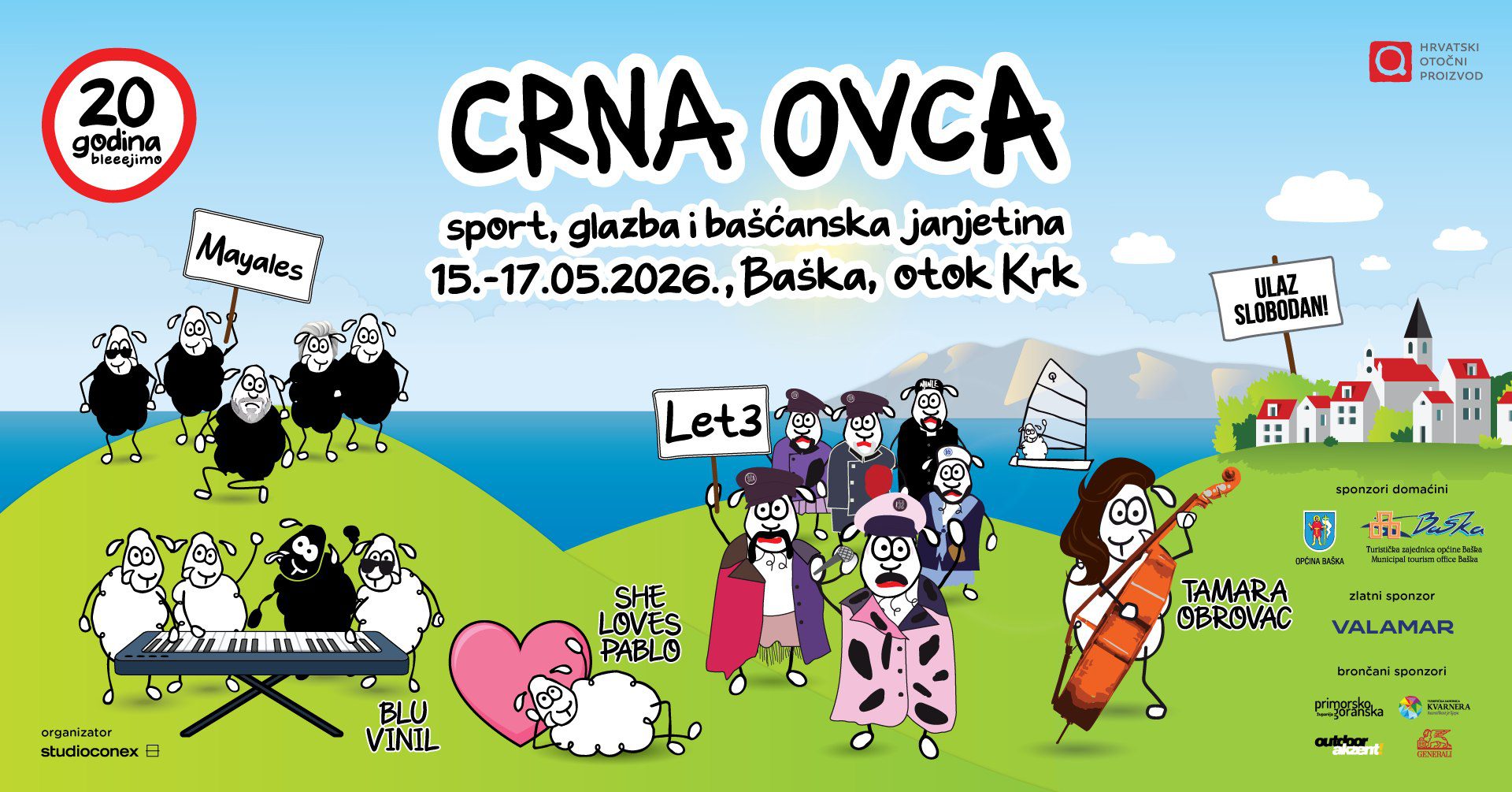 Krk vabi na festival Črna ovca v Baško - od 15. do 17. maja (petek-nedelja)