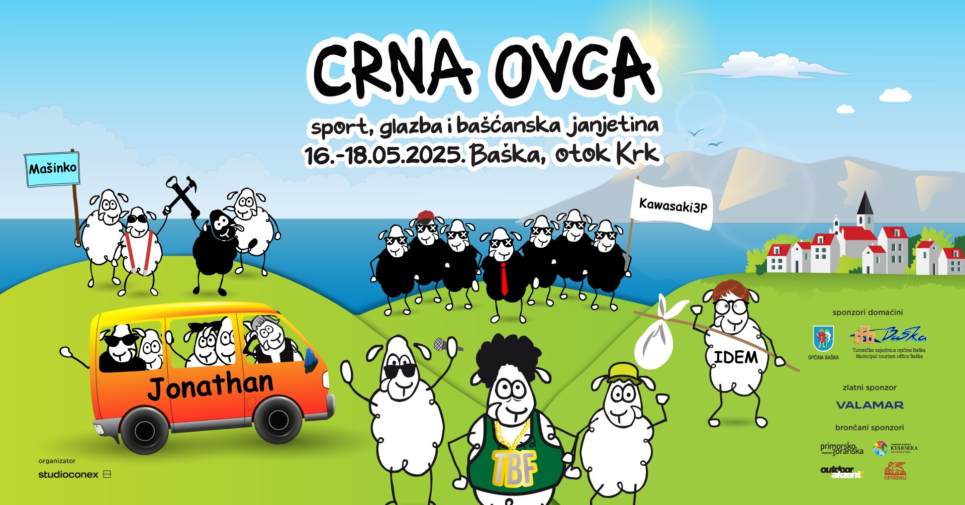 Festival Crna ovca Baška, otok Krk - Avtokampi.si