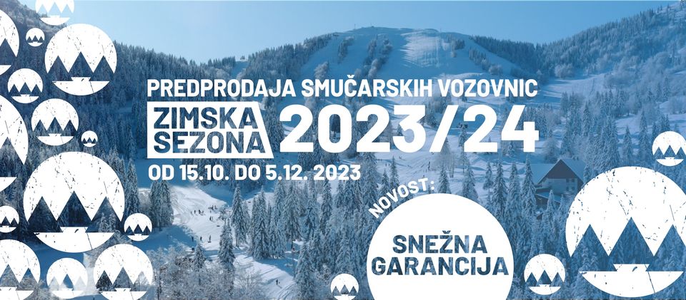 AKCIJA - Predprodaja smučarskih kart za smučišča po Sloveniji