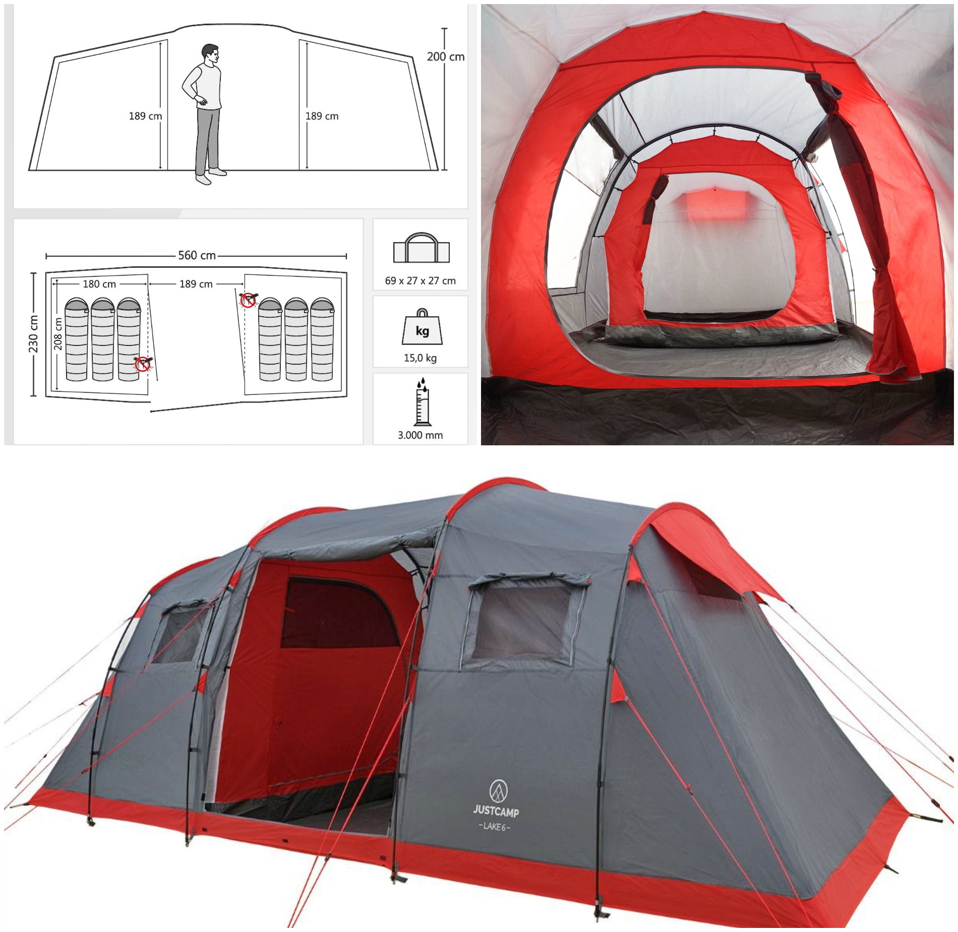 NaZraku.si - akcijska ponudba šotorov za udobno kampiranje