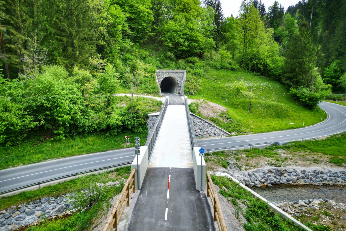 Strekna cycling route connects Velenje and Dravograd - opening of a new section