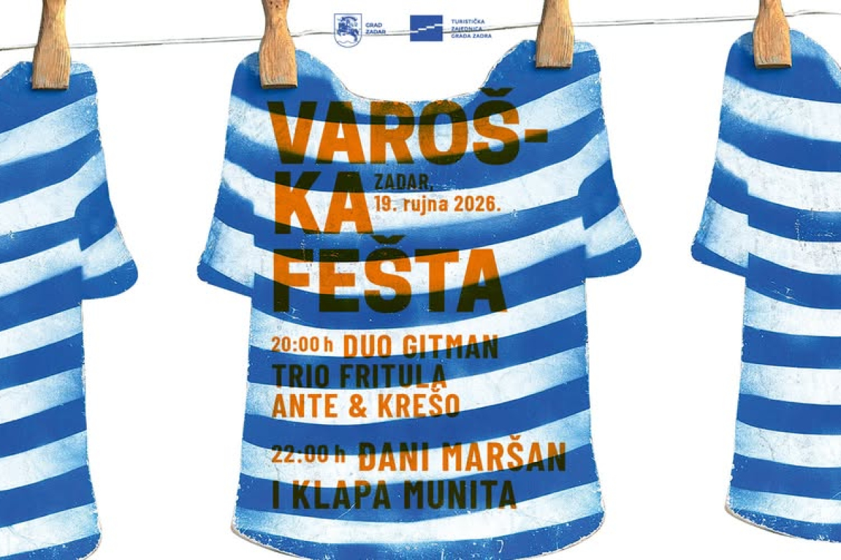 Slovo od poletja – Varoška fešta 2026 in kampiranje v Zadru
