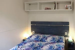 Campsite Cisano San Vito Mobile Home Rubino Lux Interior Bedroom 
