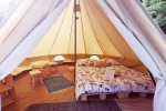 Eco River Camp - glamping bell tent
