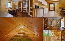 eco lesena hiška kamp Menina