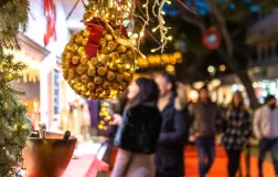 Jesolo, Italija - božično - novoletna tržnica