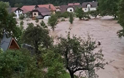 Poplava v kampu Loka na Ljubnem pri Savinji