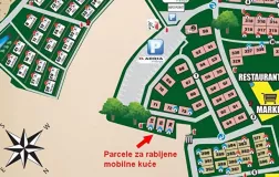 Kamp Kozarica - lokacija parcel za mobilne hišice