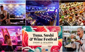 Zadar vabi na Festival tune, sušija in vina od 5. do 10. aprila