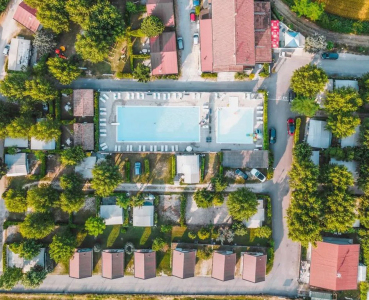 Camping Iris Park Lago di Garda Campsite Air View 