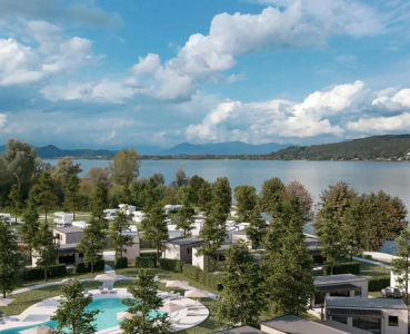 Campsite Eden Village Lago Maggiore Exterior Campsite Trees 