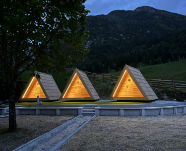 Glamping hišice kamp Triglav- Trenta