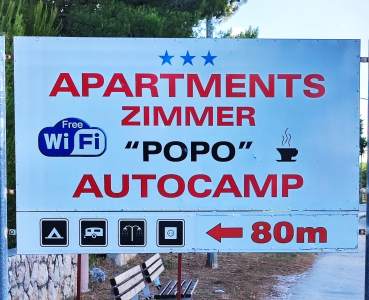 Kamp Popo - Paklenica