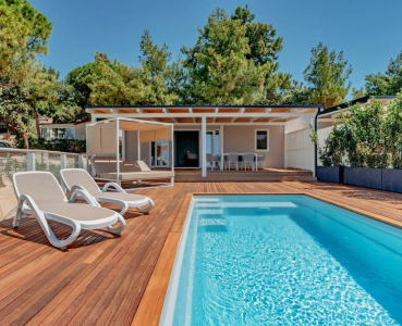 mobilne hišice kamp Šimuni - otok Pag