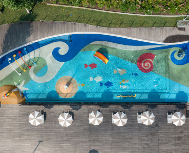 Spina Family Camping Village Birds eye pool II 