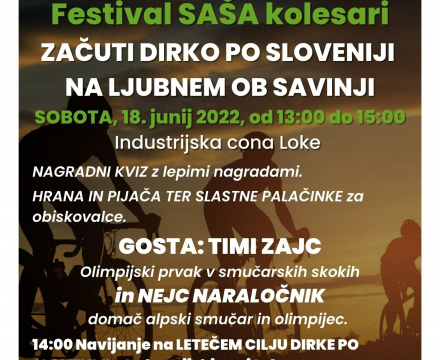 Festival SAŠA kolesari