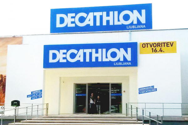 FOTOGALERIJA - Odprta je prva trgovina Decathlon v Sloveniji