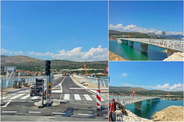 New Bridge to connect town Trogir and Island Ciovo 