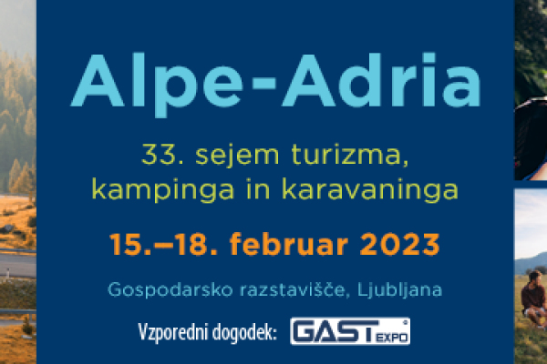 Sejem Alpe-Adria: čas je za turizem in prosti čas od 15. do 18. februarja v Ljubljani