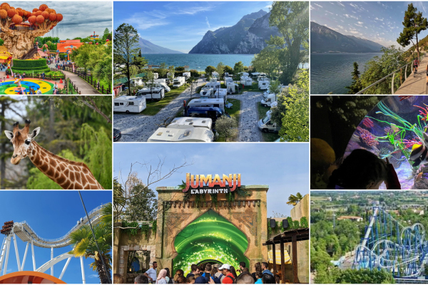 Gardsko jezero - kampiranje in obisk Gardalanda ter drugih zabaviščnih parkov