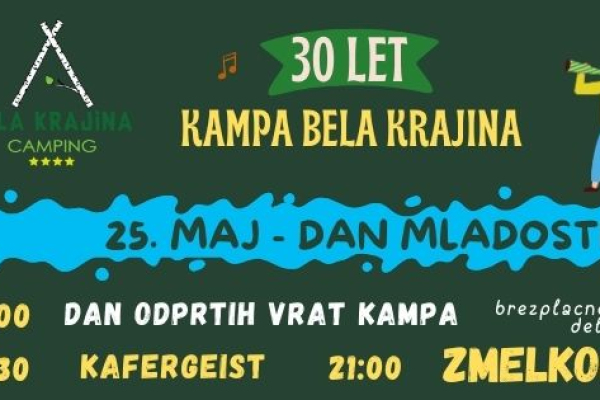 Kamp Bela krajina – Podzemelj s koncertom skupine Zmelkoow praznuje 30-letnico delovanja