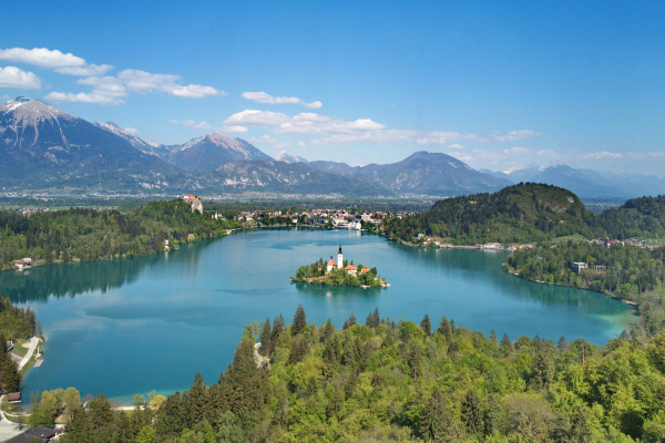 Campsites at Bled and its surrounding
