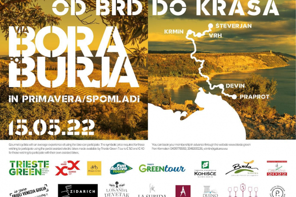 Kamping vikend v Sesljanu in kolesarjenje po vinorodnem okolišu Brd in Krasa
