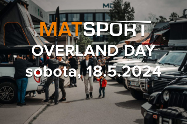 MATSPORT Overland Day - razstava strešnih šotorov in terenskih vozil v soboto 18. maja