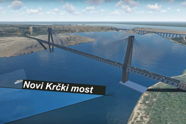 Otok Krk bo v naslednjih 5 letih dobil nov most za vozila in vlake