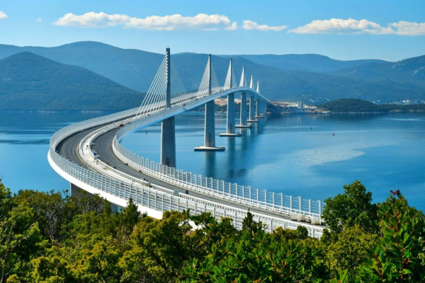 Pelješki most – svečana otvoritev 26. julija