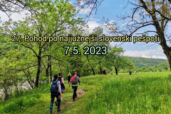 Ideja za vikend - pohod po najjužnejši slovenski pešpoti od Damlja do Radencev
