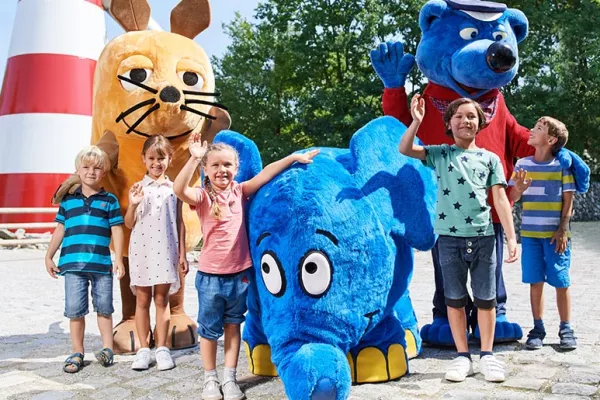 Kinder gehen auf Kuschelkurs mit Kaptä'n Blaubär und Co © Ravensburger Spieleland