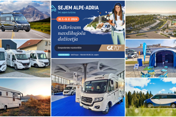 Sejem Alpe-Adria 2024 - Odkrivam navdihujoča doživetja od 31. januarja do 3. februarja v Ljubljani