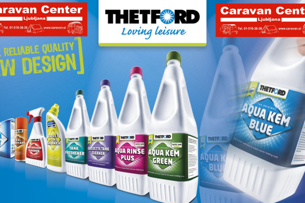 AKCIJA - Caravan center nudi popust na izdelke Thetford kemikalije in čistila