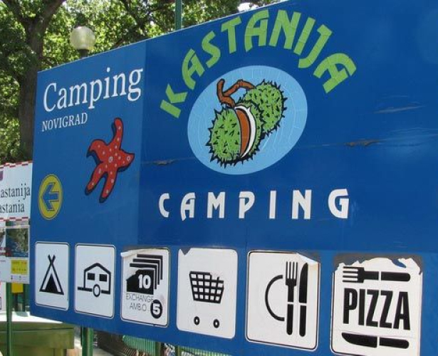 kamp camping Kastanija Novigrad