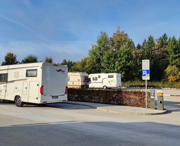 camper stop Cubis, Sencur - Slovenia