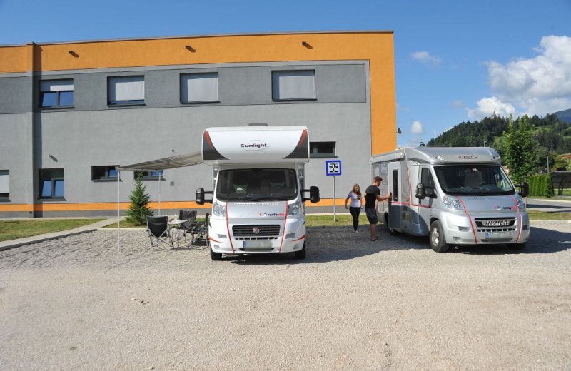 Camper stop Slovenj Gradec - Slovenj Gradec, Styrian and Carinthian -  Avtokampi.si