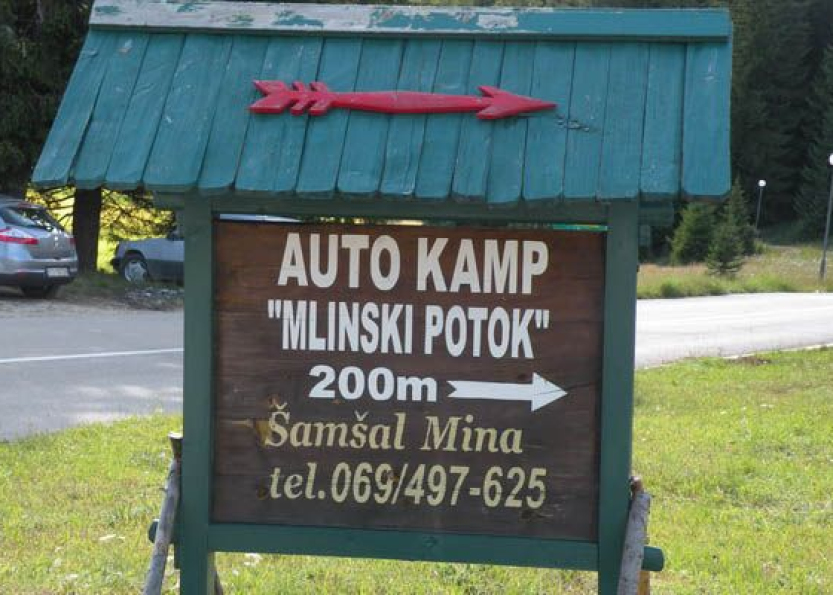 kamp camping Mlinski potok Žabljak Črna gora