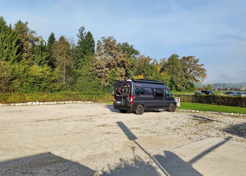 camper stop Cubis, Sencur - Slovenia