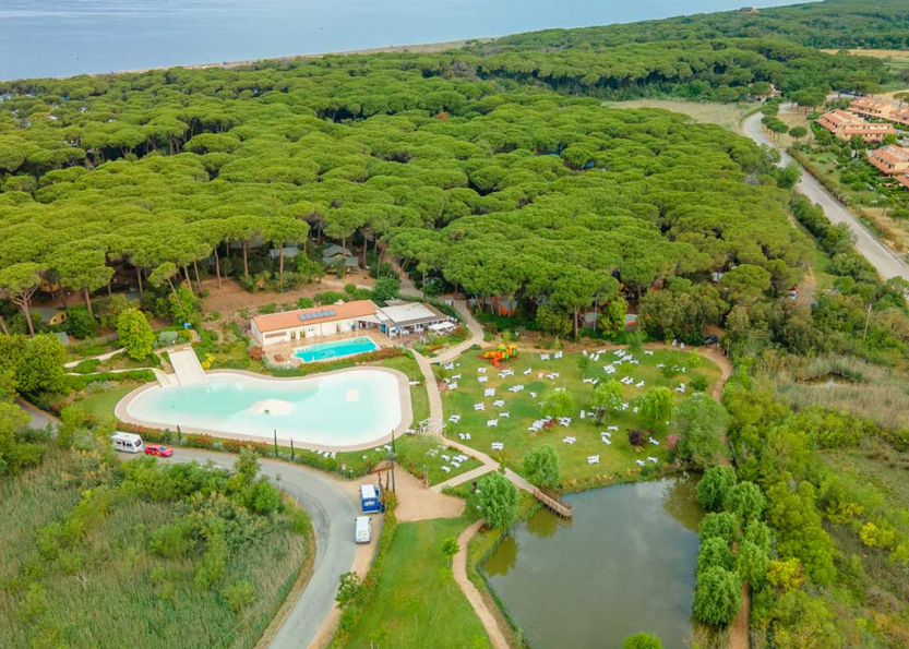 Camping Etruria Airview 