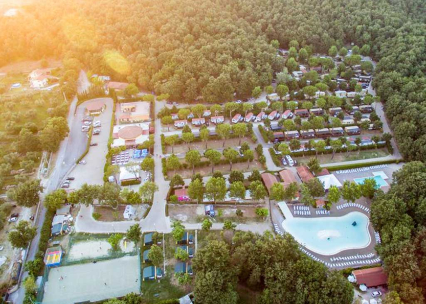 I Pini Family Park air view 
