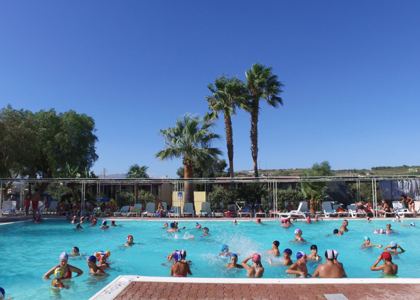 Kamemi camping village pool view 