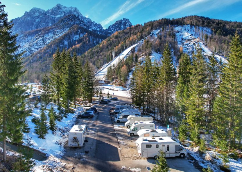 camperstop Planica, Kranjska Gora - Slovenia