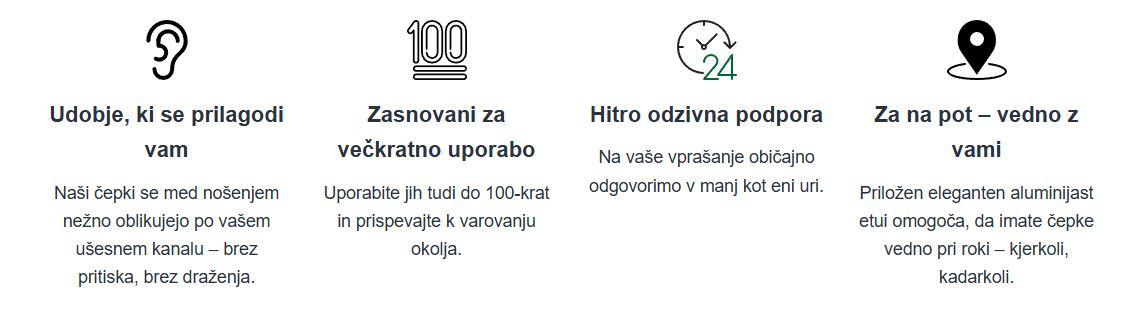 Bollsen čepki za mirno kampiranje in varno zabavo v vodi