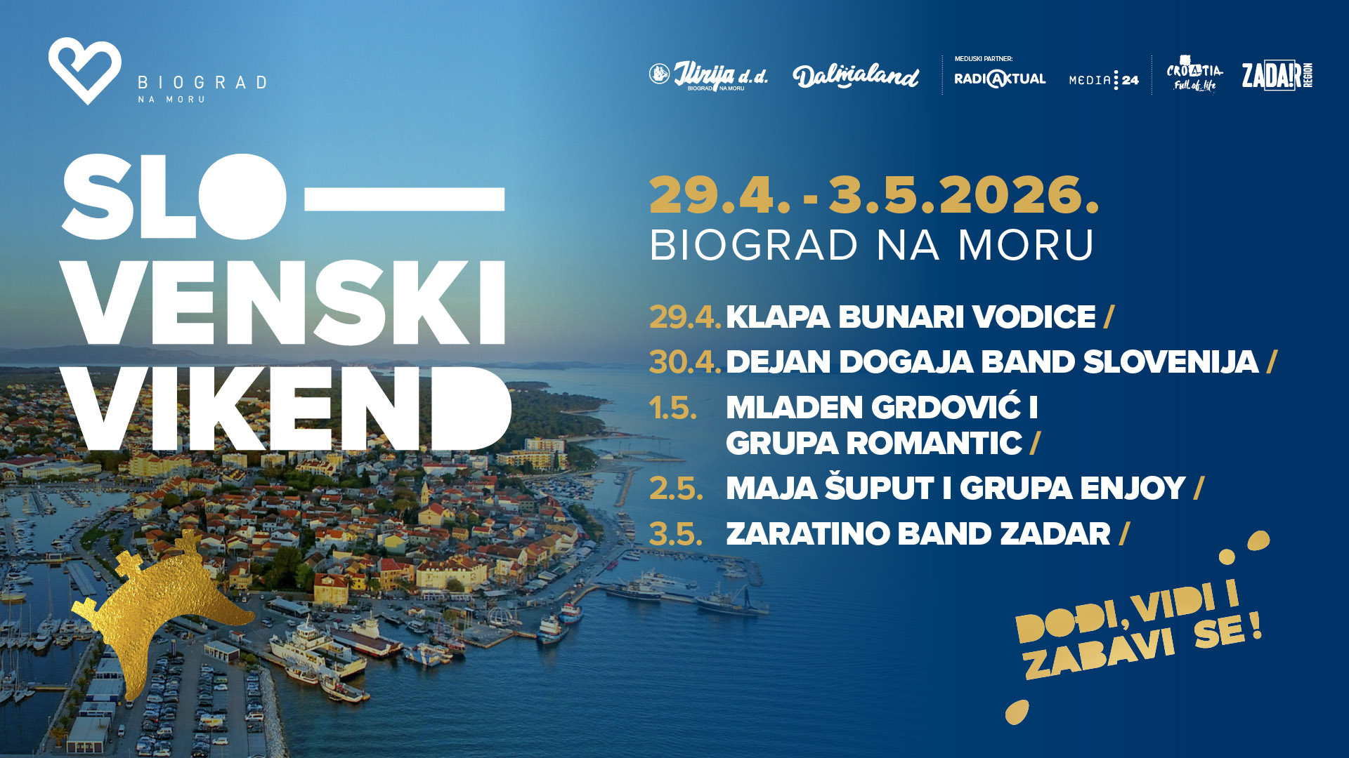Biograd na Moru: Slovenski vikend in prvomajsko kampiranje
